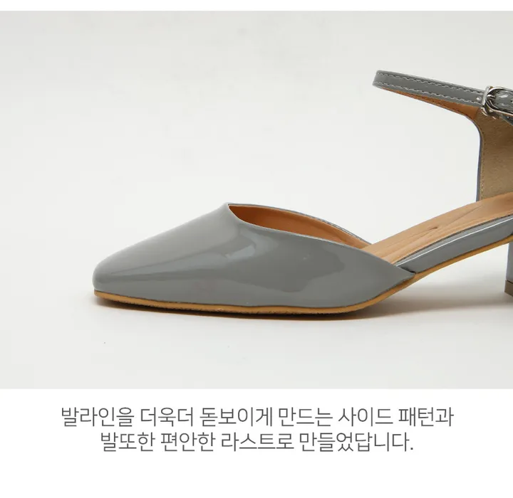 215-260까지 세상편한 무중력 레토 메리제인 펌프스 미들힐 미들굽 여성수제화 상세 이미지 34