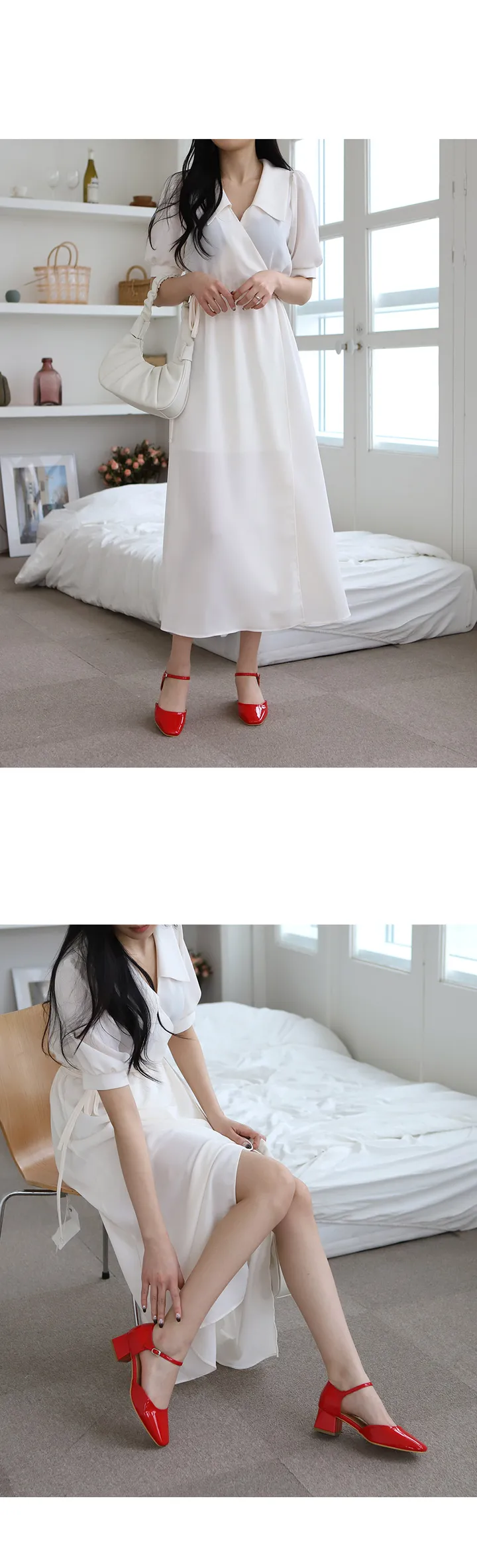 215-260까지 세상편한 무중력 레토 메리제인 펌프스 미들힐 미들굽 여성수제화 상세 이미지 24