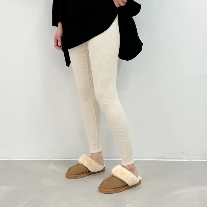 1+1 왕골지 레깅스 요가복 운동 홈웨어 빅사이즈 임부 상세 이미지 4