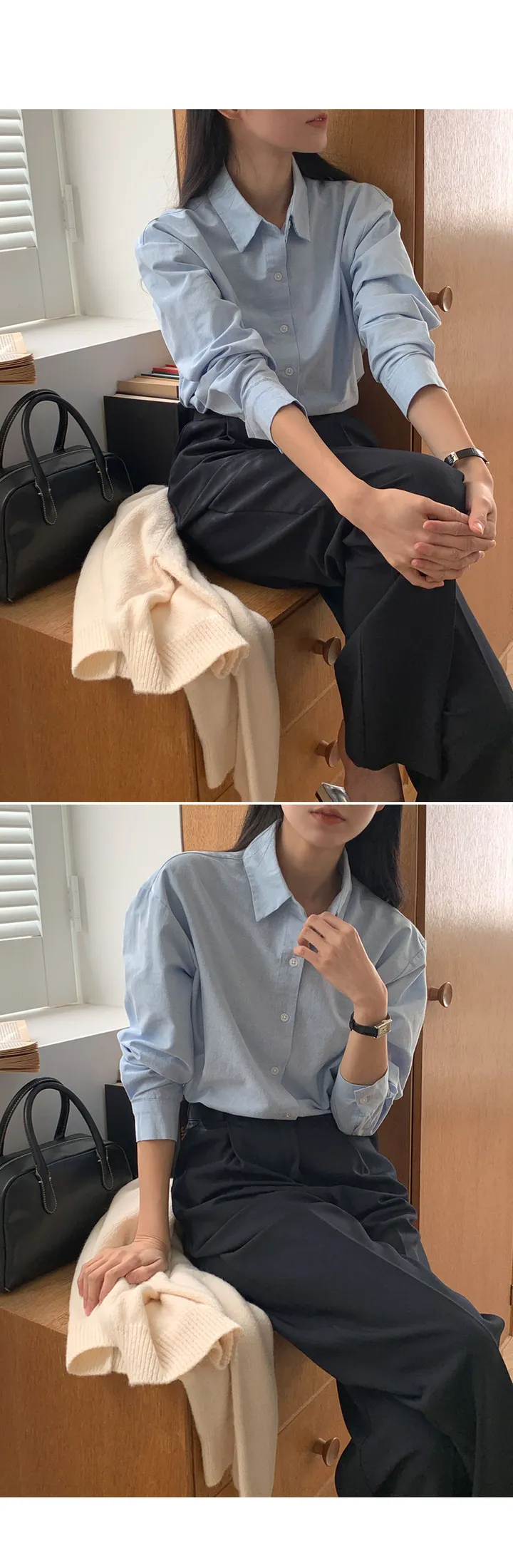 [리얼소가죽] 벨피노 스퀘어 시계 상세 이미지 4