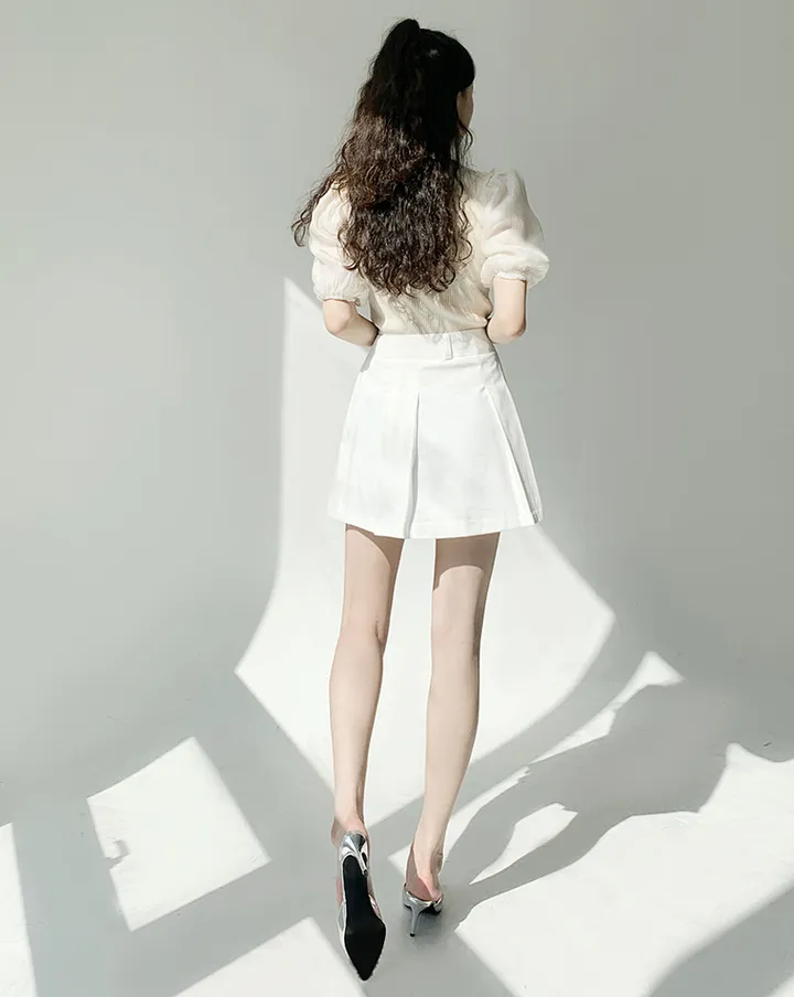 [연말파티룩/섹시] 글로시 에나멜 스틸레토 뮬힐 미들힐 상세 이미지 3