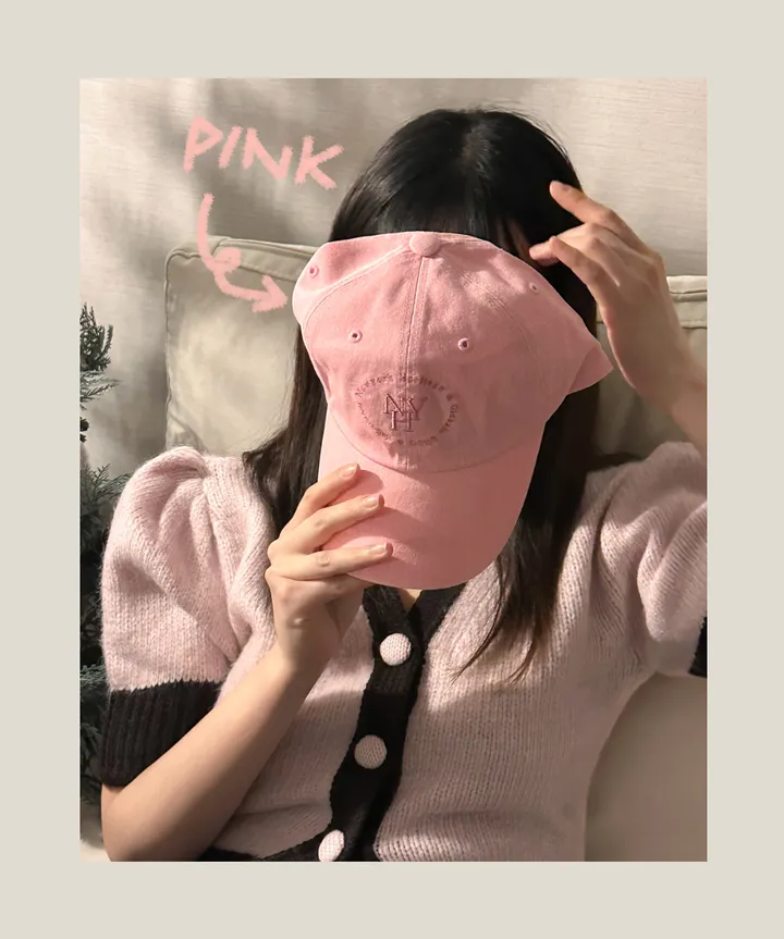 ღ리뷰검증!소두핏!ღ NY 빈티지 피그먼트 헤리티지 워싱 레터링 자수 모자 3color / 야구모자 남녀공용 볼캡 소두핏 얼굴소멸 데일리모자 대두커버 상세 이미지 4