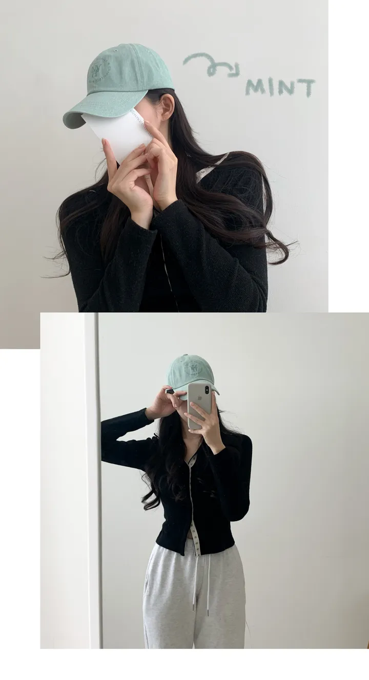 ღ리뷰검증!소두핏!ღ NY 빈티지 피그먼트 헤리티지 워싱 레터링 자수 모자 3color / 야구모자 남녀공용 볼캡 소두핏 얼굴소멸 데일리모자 대두커버 상세 이미지 10