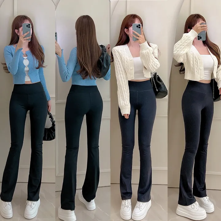 [종아리커버] 쫀쫀 슬림 부츠컷 레깅스 ( 2 COLOR ) 상세 이미지 1