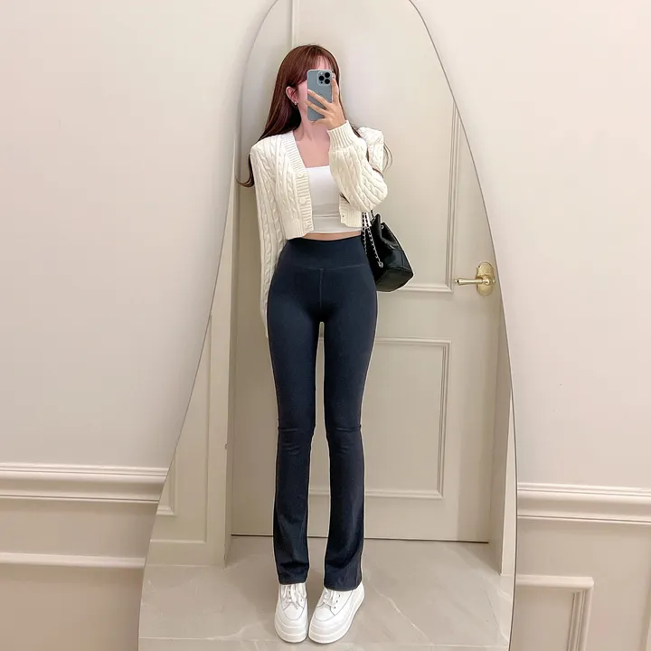 [종아리커버] 쫀쫀 슬림 부츠컷 레깅스 ( 2 COLOR ) 상세 이미지 3