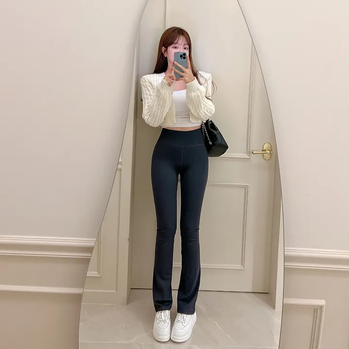 [종아리커버] 쫀쫀 슬림 부츠컷 레깅스 ( 2 COLOR ) 상세 이미지 5