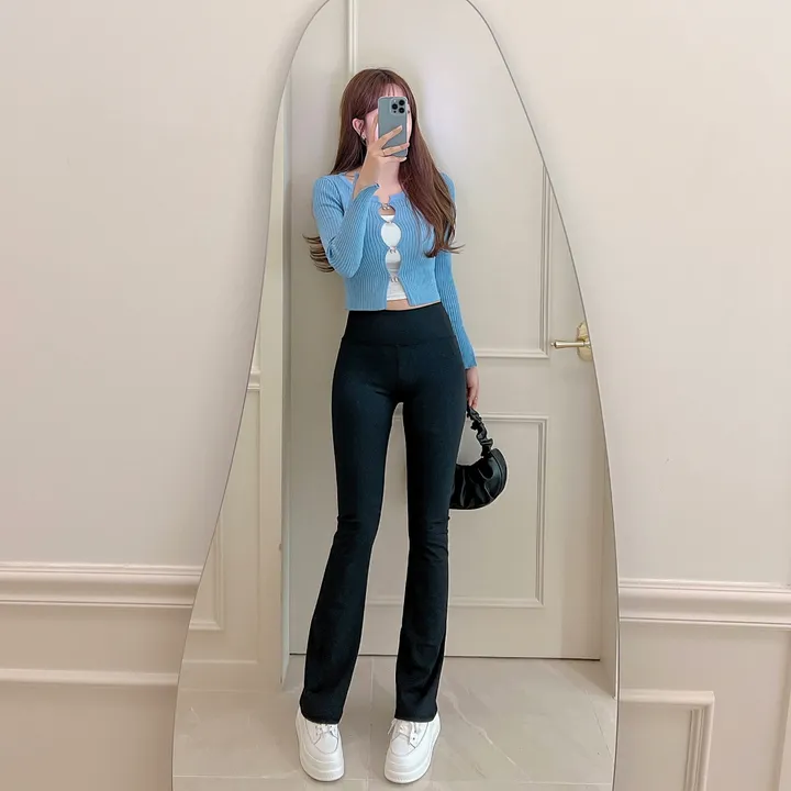 [종아리커버] 쫀쫀 슬림 부츠컷 레깅스 ( 2 COLOR ) 상세 이미지 17
