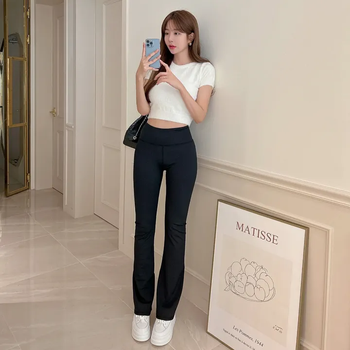 [종아리커버] 쫀쫀 슬림 부츠컷 레깅스 ( 2 COLOR ) 상세 이미지 27