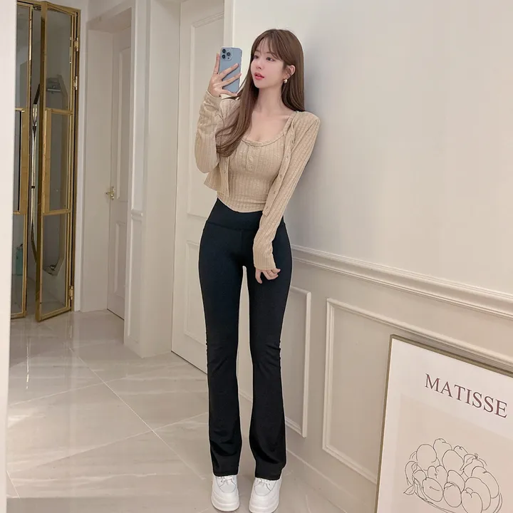 [종아리커버] 쫀쫀 슬림 부츠컷 레깅스 ( 2 COLOR ) 상세 이미지 28