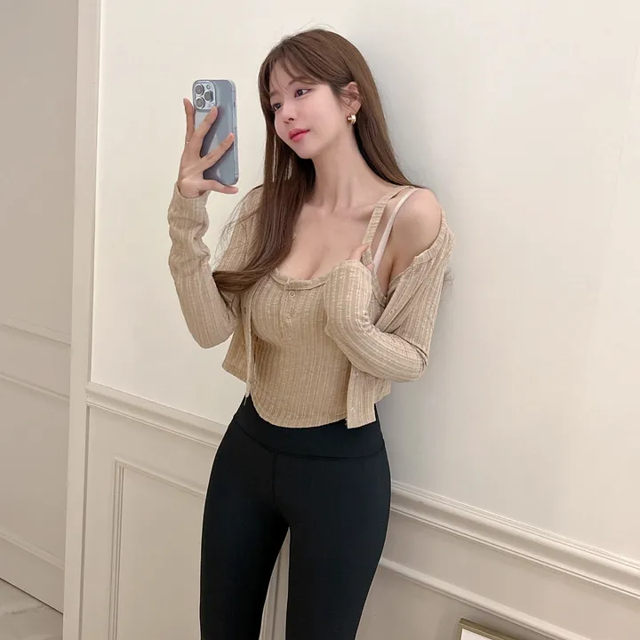 [종아리커버] 쫀쫀 슬림 부츠컷 레깅스 ( 2 COLOR ) 상세 이미지 30