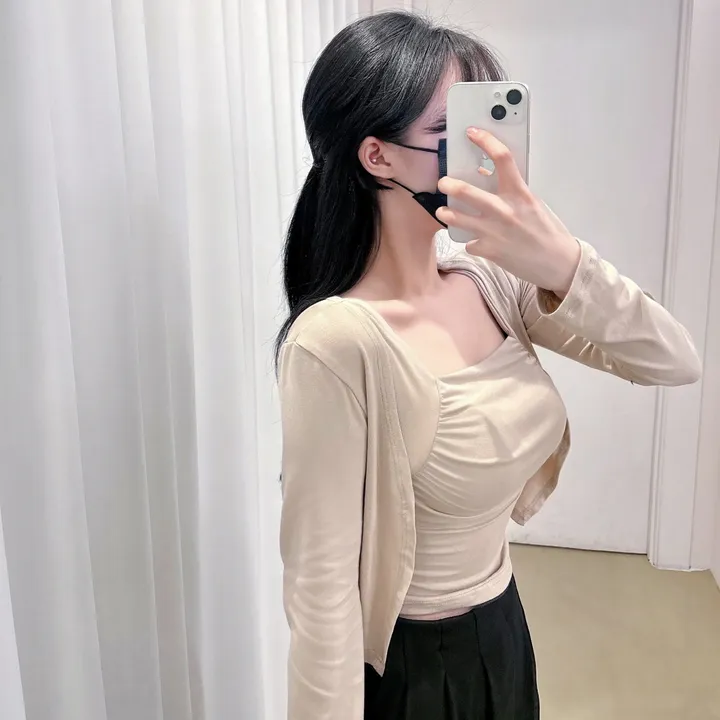 ⚡빠른배송⚡ 스퀘어 셔링 나시 가디건 세트 ( 4 COLOR ) 상세 이미지 19