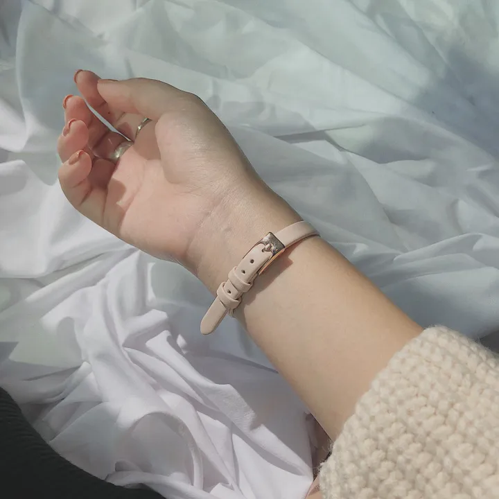데일리 미니 스퀘어 가죽 시계 상세 이미지 20