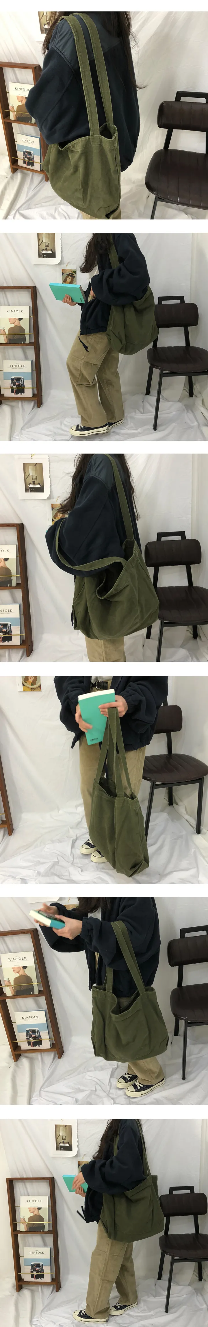당일출고가능 [주문폭주] 데일리 캔버스 에코백 상세 이미지 5