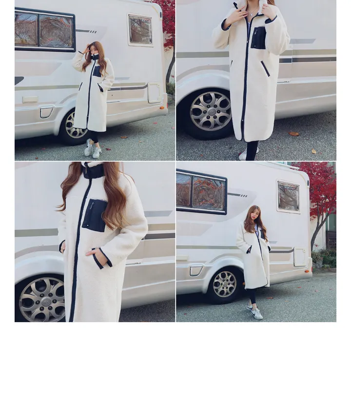 양털 롱 후리스 점퍼 (5color) 상세 이미지 9