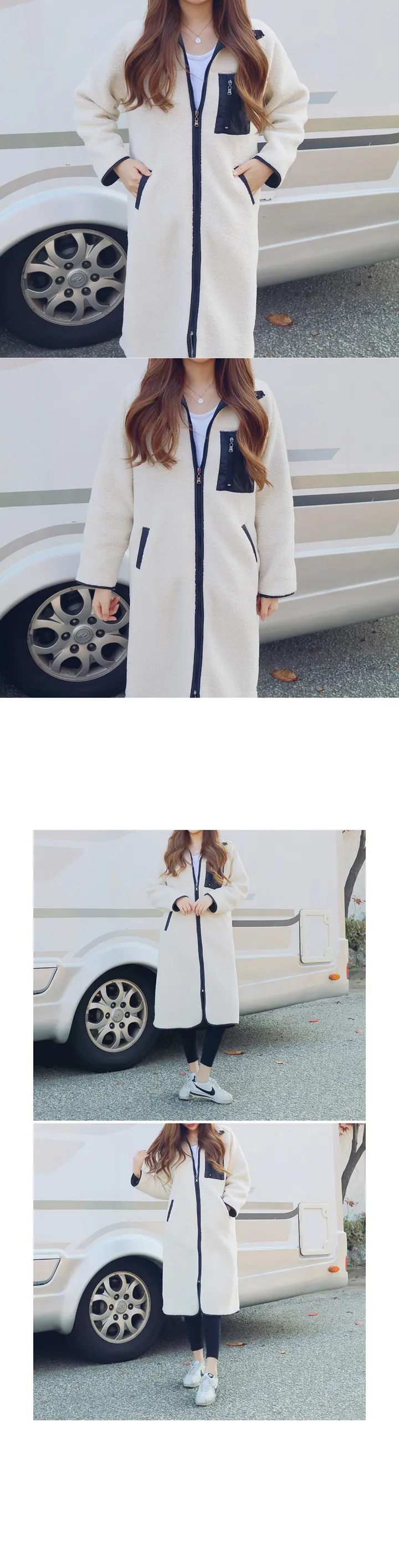 양털 롱 후리스 점퍼 (5color) 상세 이미지 8