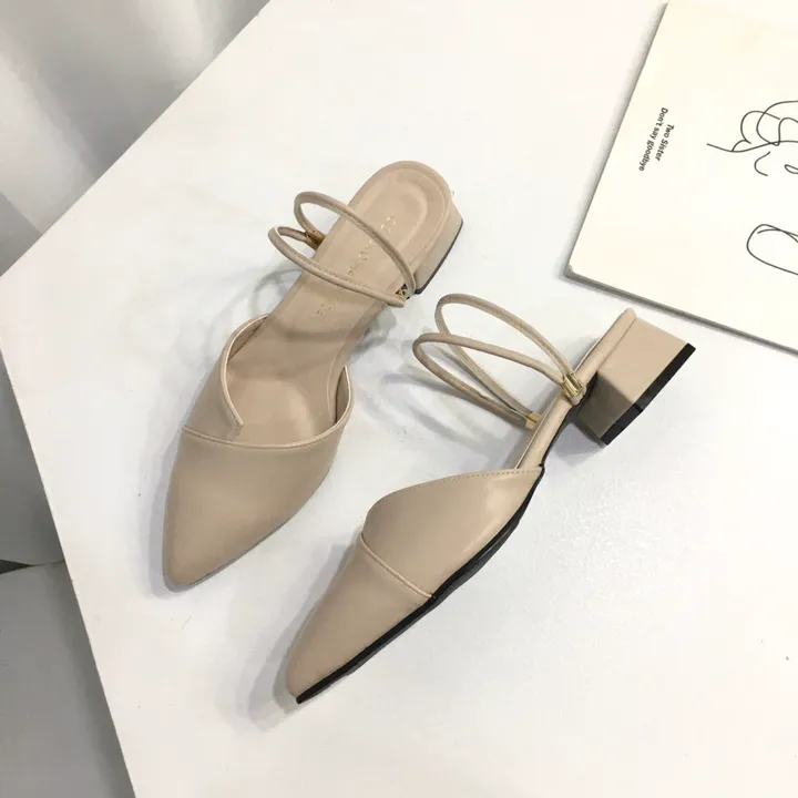 국산수제 투웨이 스트랩 뮬 샌들 3cm 225mm~255mm 상세 이미지 17