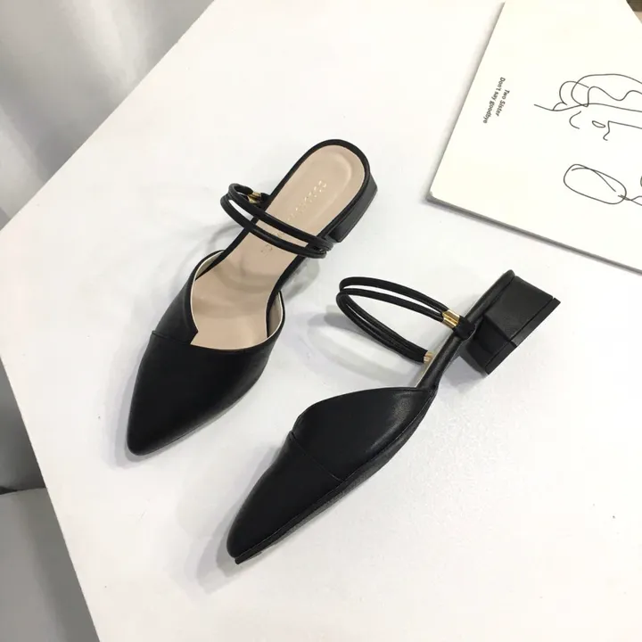 국산수제 투웨이 스트랩 뮬 샌들 3cm 225mm~255mm 상세 이미지 32