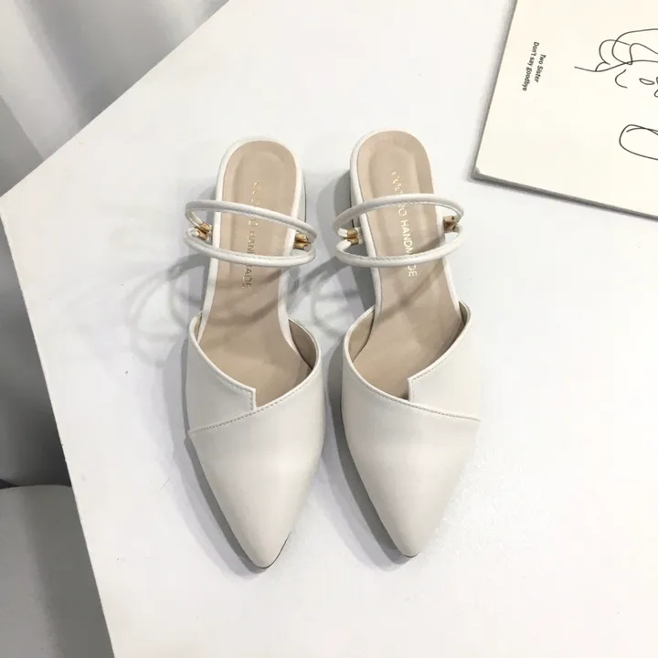 국산수제 투웨이 스트랩 뮬 샌들 3cm 225mm~255mm 상세 이미지 24