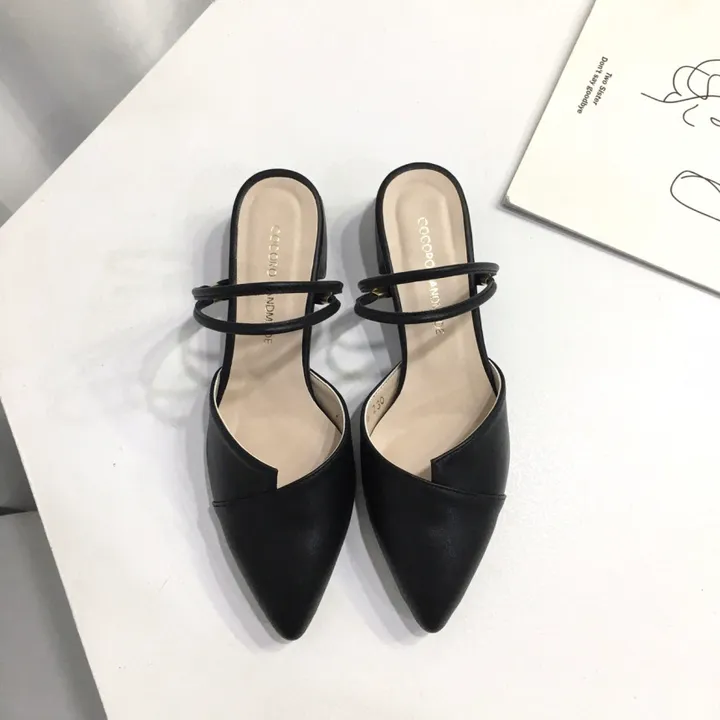 국산수제 투웨이 스트랩 뮬 샌들 3cm 225mm~255mm 상세 이미지 30
