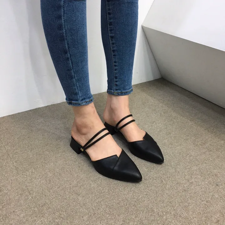 국산수제 투웨이 스트랩 뮬 샌들 3cm 225mm~255mm 상세 이미지 34