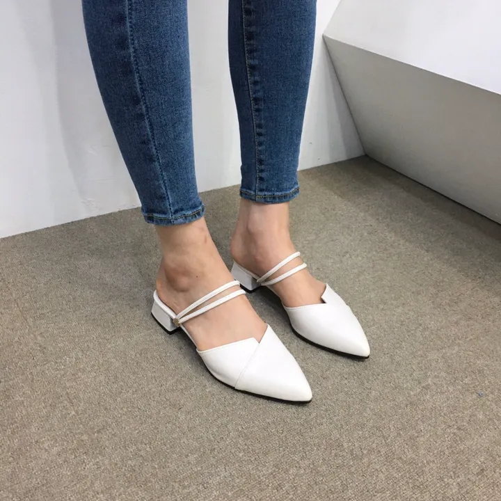 국산수제 투웨이 스트랩 뮬 샌들 3cm 225mm~255mm 상세 이미지 29