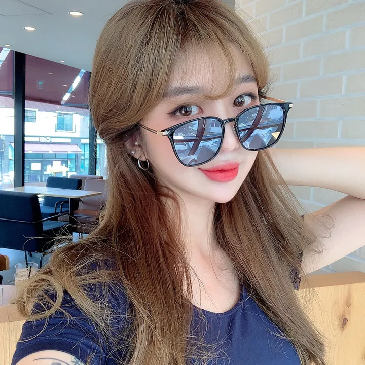 슬림 스퀘어 틴트 선글라스 상세 이미지 7
