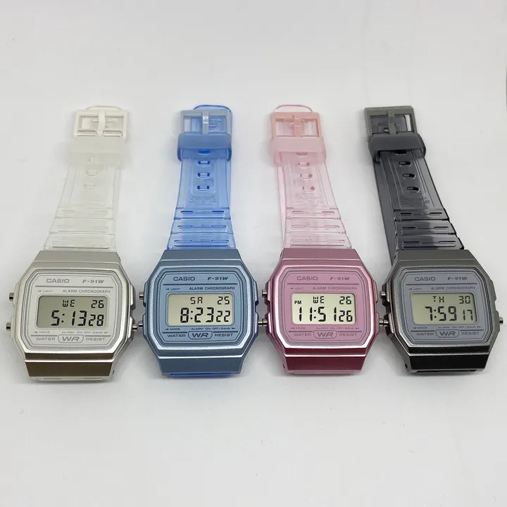 (1+1할인)남녀공용 투명 카시오 밴드시계(4color) 상세 이미지 31