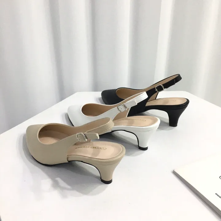 [국내산👍빠른배송]라텍스 쿠션 225~260mm 슬링백 힐 (3cm, 5cm) 상세 이미지 3