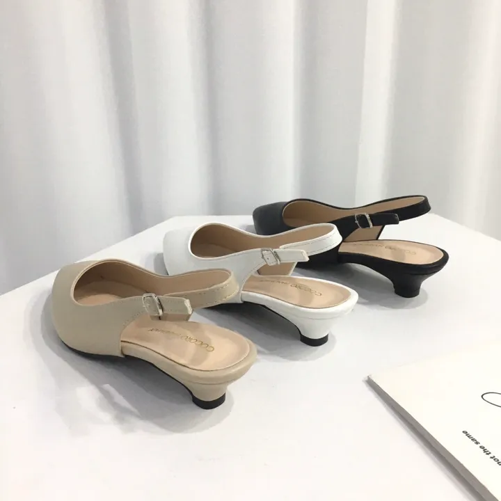 [국내산👍빠른배송]라텍스 쿠션 225~260mm 슬링백 힐 (3cm, 5cm) 상세 이미지 5