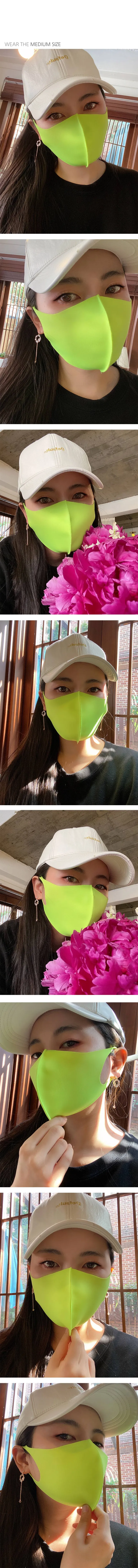 (5장 무배) 빨아쓰는 애착 마스크 메쉬 효성 에어로실버 원단 얇은 마스크 상세 이미지 9