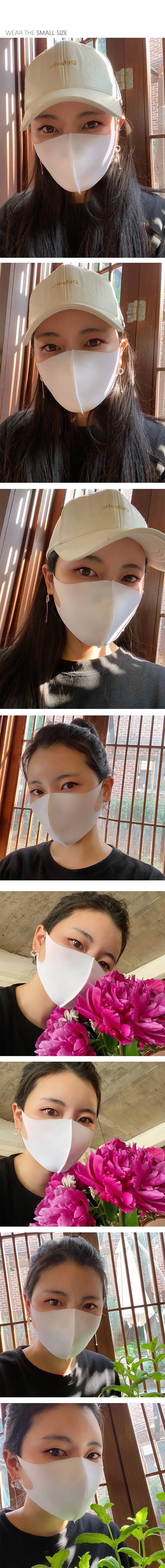 (5장 무배) 빨아쓰는 애착 마스크 메쉬 효성 에어로실버 원단 얇은 마스크 상세 이미지 10