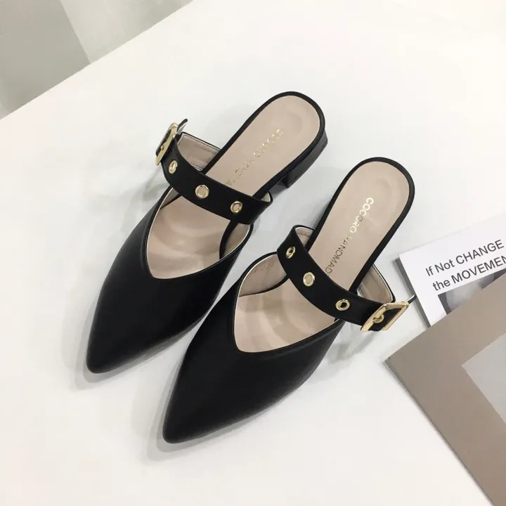 [국내제작/초특가]볼드 v컷 스트랩 3cm, 7cm 뮬 상세 이미지 18