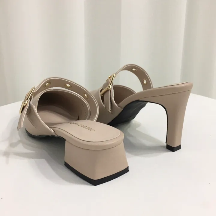 [국내제작/초특가]볼드 v컷 스트랩 3cm, 7cm 뮬 상세 이미지 50