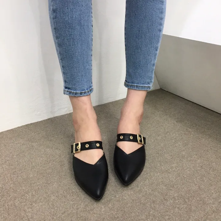 [국내제작/초특가]볼드 v컷 스트랩 3cm, 7cm 뮬 상세 이미지 20