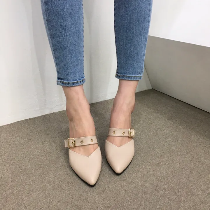 [국내제작/초특가]볼드 v컷 스트랩 3cm, 7cm 뮬 상세 이미지 36