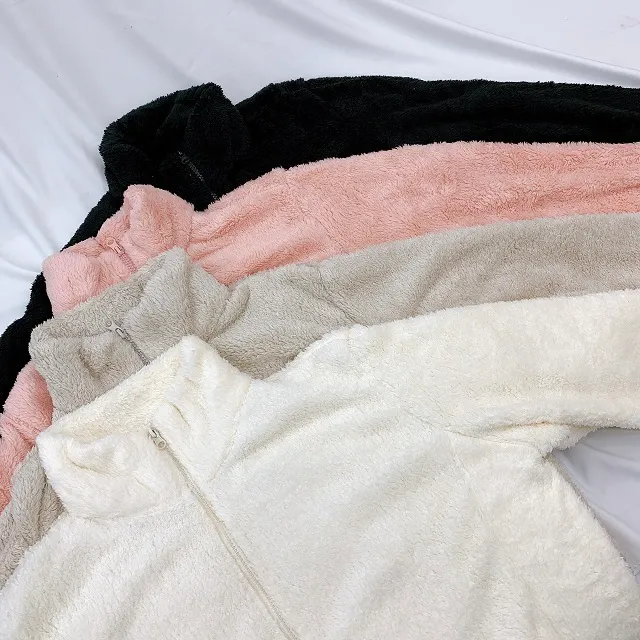*일주일특가!*[남녀공용/L~XL]꽁꽁 양털 루즈핏 후리스 집업 6color 상세 이미지 2