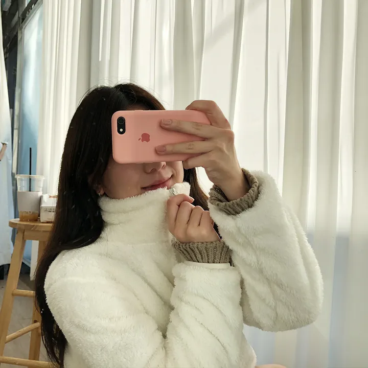 [당일출고]보들 보아털 후리스 카라양털집업(5color)/간절기/플리스집업/아우터/루즈핏/오버핏후리스 상세 이미지 8