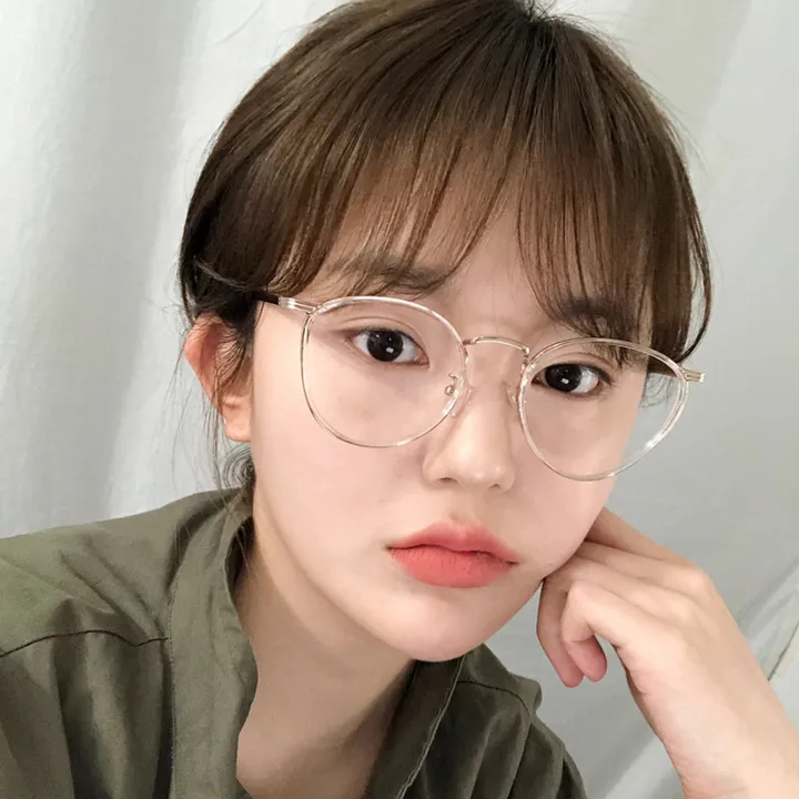 [여신핏] 데일리 안경 동그란 뿔테 캠퍼스 오피스룩 안경테3color 상세 이미지 7