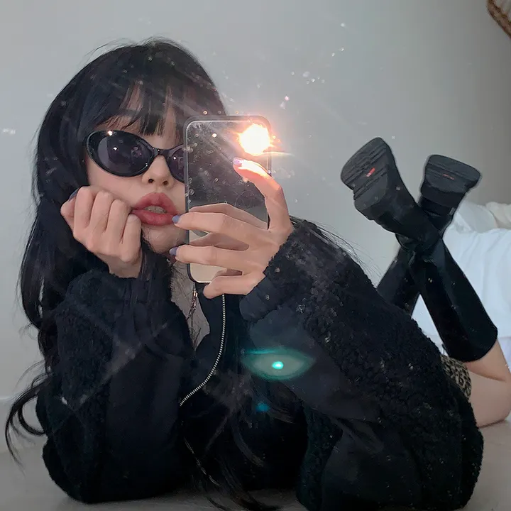 [ 요즘 유행 ] 틱톡 동그리 선글라스 2color 상세 이미지 17