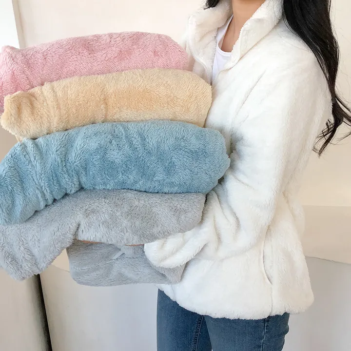 🔥비교불가!🔥 L-XL 샥출발! 남녀공용 커플템 인기 도톰 양털 부드러운 후리스집업 커플룩 따뜻한 보아털 플리스 집업 6color 상세 이미지 13