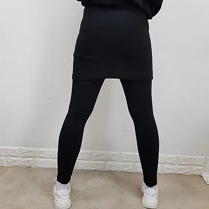 빅사이즈[L~4XL]면30수 스커트 레깅스 상세 이미지 7