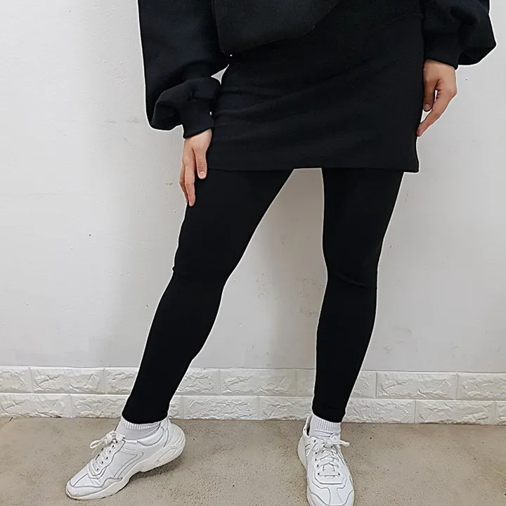 빅사이즈[L~4XL]면30수 스커트 레깅스 상세 이미지 3