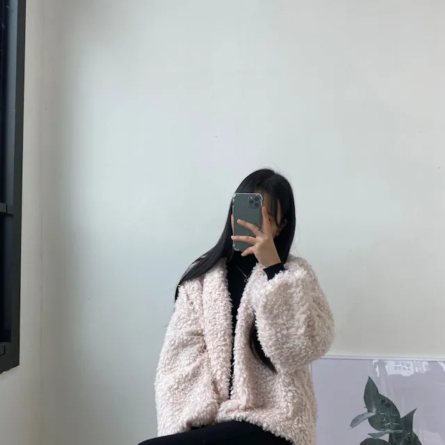 [자체제작}푸들 뽀글이 양털 자켓 상세 이미지 14