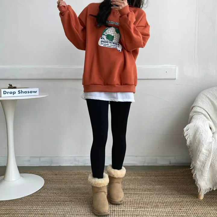 [피치속기모] 슬림하게 잡아주는 기모 쫀쫀 레깅스 상세 이미지 27