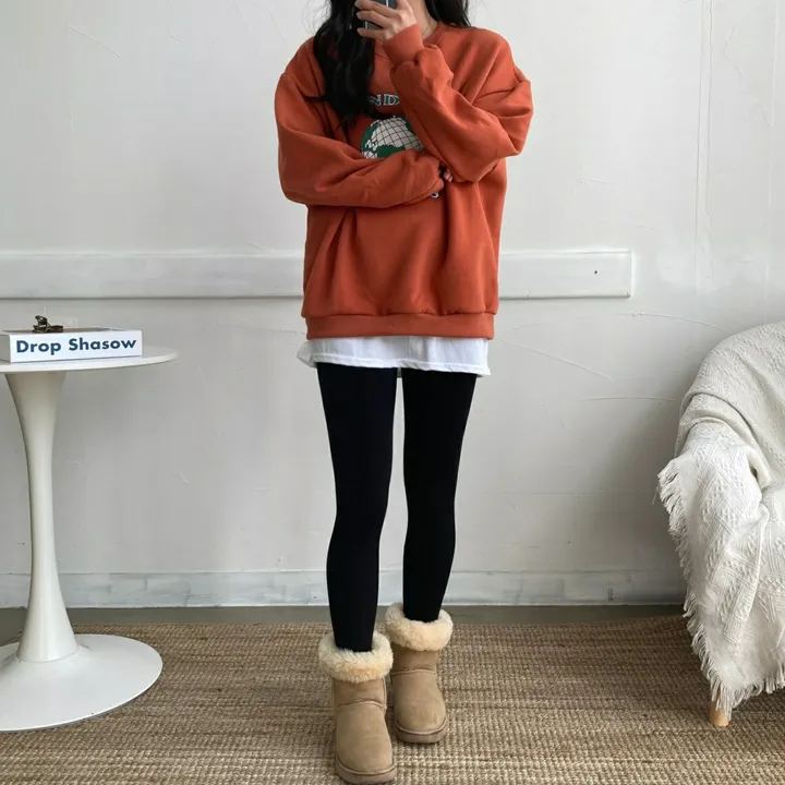 [피치속기모] 슬림하게 잡아주는 기모 쫀쫀 레깅스 상세 이미지 28