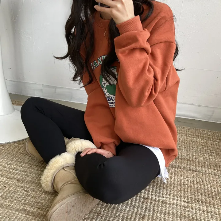 [피치속기모] 슬림하게 잡아주는 기모 쫀쫀 레깅스 상세 이미지 30