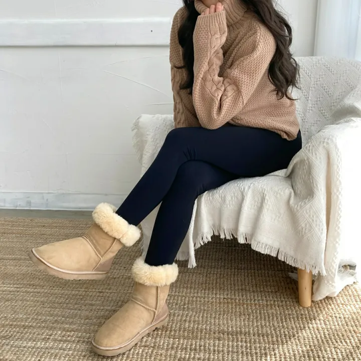 [피치속기모] 슬림하게 잡아주는 기모 쫀쫀 레깅스 상세 이미지 47
