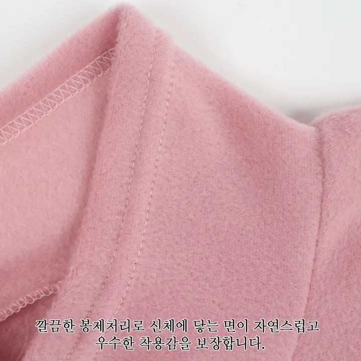 🚚당일배송🚚[빅사이즈가능]보들보들 간절기 학생 교복템 스쿨룩 후리스집업 *5컬러* 상세 이미지 35