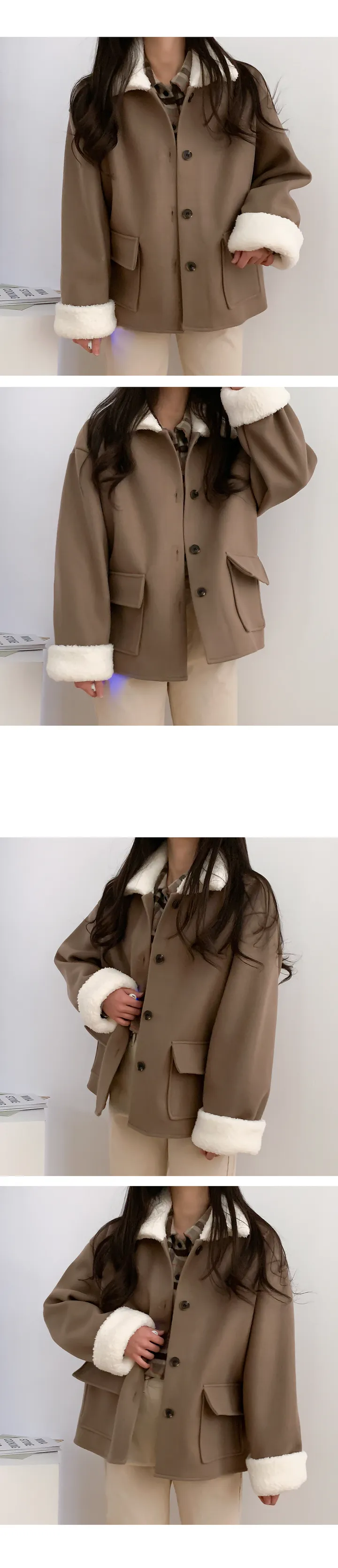 몽구양털 숏자켓 상세 이미지 1