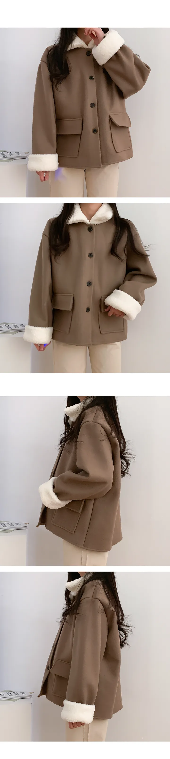 몽구양털 숏자켓 상세 이미지 3